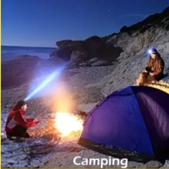 UPDATED New Winter Beanie Hat Powerful Rechargeable LED Light - 6 Lights! - Picture 7 of 8